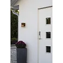 Konstsmide outdoor wall luminaire PISTOIA E27 IP54, rust dimmable