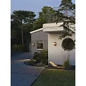 Konstsmide outdoor wall luminaire RHO IP54, rust 
