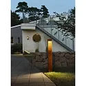 Konstsmide outdoor wall luminaire RHO IP54, rust 