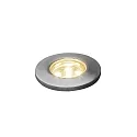Vloerinbouwarmatuur ingebouwde versie, set van 6 IP44, rvs, transparant