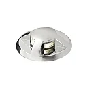 Vloerinbouwarmatuur ingebouwde versie, set van 6 IP44, chroom, transparant