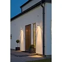Konstsmide Wandarmatuur voor buitenshuis MODENA met reflector GU10 IP44, transparant, wit