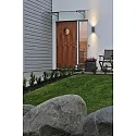 Konstsmide Outdoor wall luminaire SIRACUSA, IP44, Up/Down, 2x GU10 max. 35W, grey, aluminium / clear glass