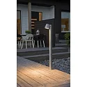 Konstsmide Padverlichting TRIESTE GU10 IP44, staal, transparant