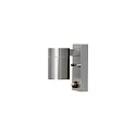 Konstsmide Wandarmatuur voor buitenshuis MODENA down, met bewegingsmelder GU10 IP44, rvs, transparant