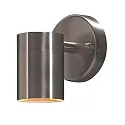 Wandarmatuur voor buitenshuis MODENA GU10 IP44, rvs, transparant