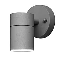 Wandarmatuur voor buitenshuis MODENA GU10 IP44, grijs, transparant