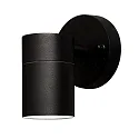 Outdoor wall luminaire MODENA, GU10 max. 35W, black aluminium / clear glass