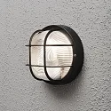 Wand- en plafondarmatuur MANTOVA E27 IP44, zwart