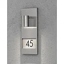 Konstsmide Wandarmatuur voor buitenshuis MODENA GU10 IP44, rvs, transparant