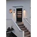 Konstsmide Wandarmatuur voor buitenshuis MODENA GU10 IP44, rvs, transparant