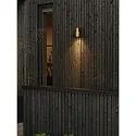 Konstsmide Wandarmatuur voor buitenshuis TEMI down, cilindrisch GU10 IP54, goud dimbaar