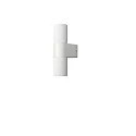 Wandarmatuur voor buitenshuis TEMI up down, cilindrisch GU10 IP54, wit dimbaar