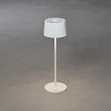 Tafellamp op batterijen POSITANO rond, CCT Switch, dimbaar IP54, wit dimbaar