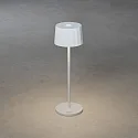 Tafellamp op batterijen POSITANO rond, CCT Switch, dimbaar IP54, wit dimbaar