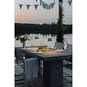 Tafellamp op batterijen POSITANO rond, CCT Switch, dimbaar IP54, wit dimbaar