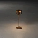 battery table lamp NICE  square, CCT Switch, dimmable IP54, rust dimmable