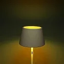 Konstsmide Vloerlamp op batterijen PROMEZIA up down, CCT Switch, dimbaar, RGBW, instelbaar IP54, wit dimbaar