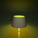 Konstsmide Vloerlamp op batterijen PROMEZIA up down, CCT Switch, dimbaar, RGBW, instelbaar IP54, wit dimbaar