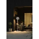 Konstsmide Vloerlamp op batterijen PROMEZIA up down, CCT Switch, dimbaar, RGBW, instelbaar IP54, wit dimbaar