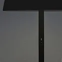 Konstsmide battery floor lamp POMEZIA IP54, black dimmable