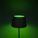Konstsmide battery floor lamp POMEZIA IP54, black dimmable