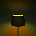Konstsmide battery floor lamp POMEZIA IP54, black dimmable