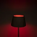 Konstsmide battery floor lamp POMEZIA IP54, black dimmable