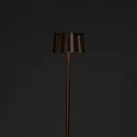 Konstsmide Vloerlamp op batterijen NICE hoekig, met USB-aansluiting, CCT Switch, met aanraakdimmer IP54, roest dimbaar