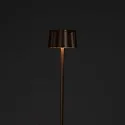 Konstsmide Vloerlamp op batterijen NICE hoekig, met USB-aansluiting, CCT Switch, met aanraakdimmer IP54, roest dimbaar