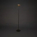 Konstsmide Vloerlamp op batterijen NICE hoekig, met USB-aansluiting, CCT Switch, met aanraakdimmer IP54, roest dimbaar