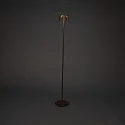 Konstsmide Vloerlamp op batterijen NICE hoekig, met USB-aansluiting, CCT Switch, met aanraakdimmer IP54, roest dimbaar