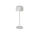 battery table lamp LILLE with USB connection, with touch dimmer IP54, white dimmable