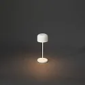 Konstsmide Tafellamp op batterijen LILLE MINI met USB-aansluiting, met aanraakdimmer IP54, wit dimbaar