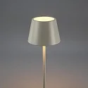 Konstsmide Vloerlamp op batterijen POMEZIA MEDIUM USB IP54, wit dimbaar