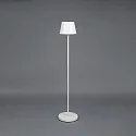 Konstsmide Vloerlamp op batterijen POMEZIA MEDIUM USB IP54, wit dimbaar