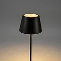 Konstsmide battery floor lamp POMEZIA MEDIUM USB IP54, black dimmable