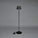 Konstsmide battery floor lamp POMEZIA MEDIUM USB IP54, black dimmable