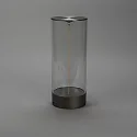 Konstsmide Tafellamp op batterijen EDISON L USB IP54, antraciet dimbaar