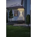 Konstsmide Wandarmatuur voor buitenshuis CHIERI up down IP54, transparant, wit