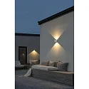 Konstsmide wall luminaire GALA down IP54, white 