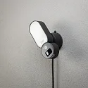 Konstsmide Wandarmatuur voor buitenshuis SMARTLIGHT 12V met camera IP54, zwart dimbaar