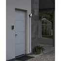 Konstsmide Wandarmatuur voor buitenshuis SMARTLIGHT 12V met camera IP54, zwart dimbaar