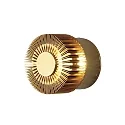 HighPower LED outdoor wall luminaire MONZA, with side effect, 3W 3000K 160lm, anodised brass, massive aluminium
