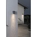 Wandarmatuur voor buitenshuis MONZA GU10 IP44, antraciet, transparant