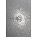 HighPower LED outdoor wall effect luminaire MONZA, Ø 15cm, 5W 3000K 335lm, massive aluminium