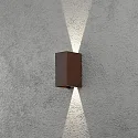 Konstsmide outdoor wall luminaire CREMONA IP54, rust 