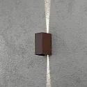 Konstsmide outdoor wall luminaire CREMONA IP54, rust 