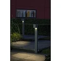 Konstsmide LED path luminaire CREMONA, adjustable light beam 0°-90, 8W 3000K 600lm, clear acrylic glass / anthracite