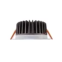  Plafondinbouwarmatuur COB 130 rond, spanningsconstante IP20, wit